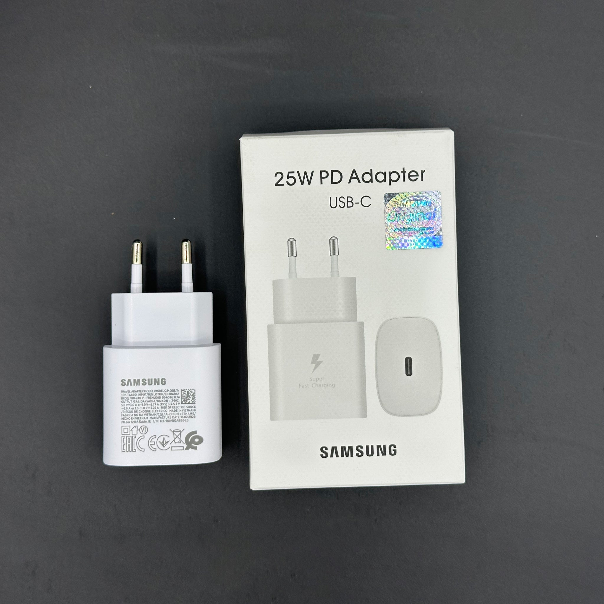 25W USB-C PD Fast Charger Adapter - Super Fast Charging for iPhone & Android