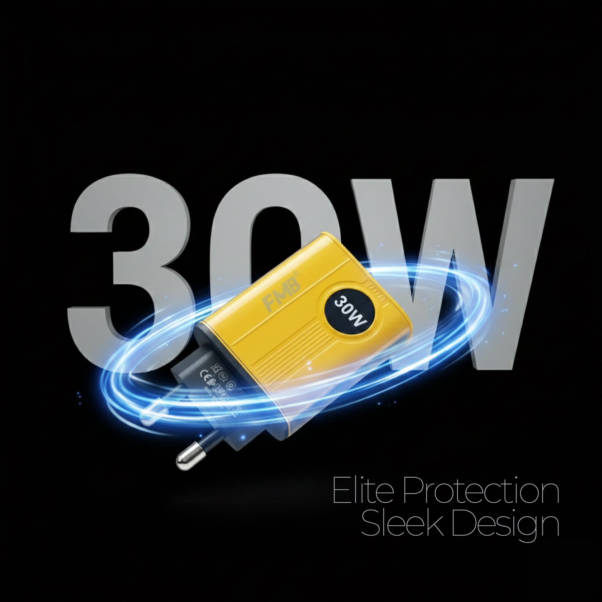 FMB M5 30W Super VOOC Fast Charger with Cable - Super Dart Flash Charging