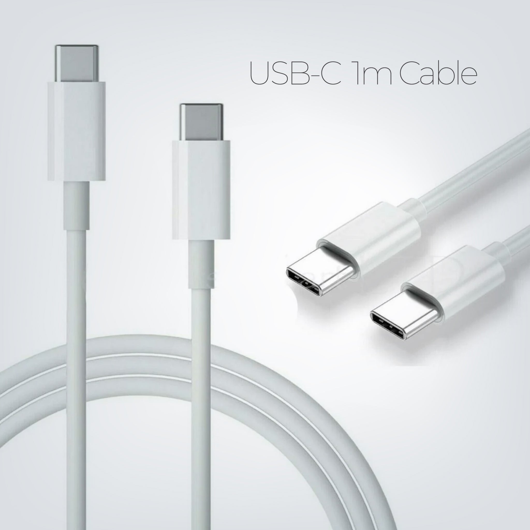 60W USB-C to USB-C Fast Charging Cable - iPhone 15/16/17 Series & iPad 1M
