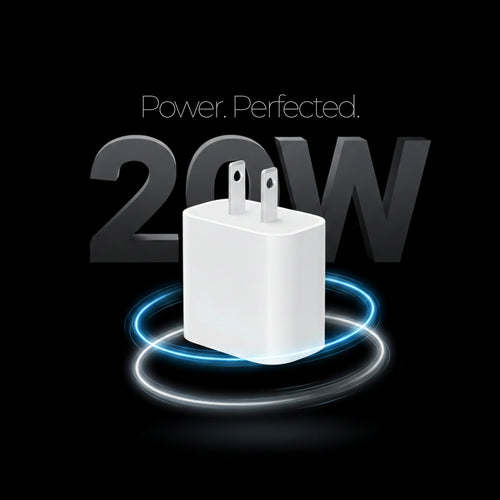 Apple 20W USB-C Power Adapter (A2344) - Fast Charging for iPhone 8-16 & iPad