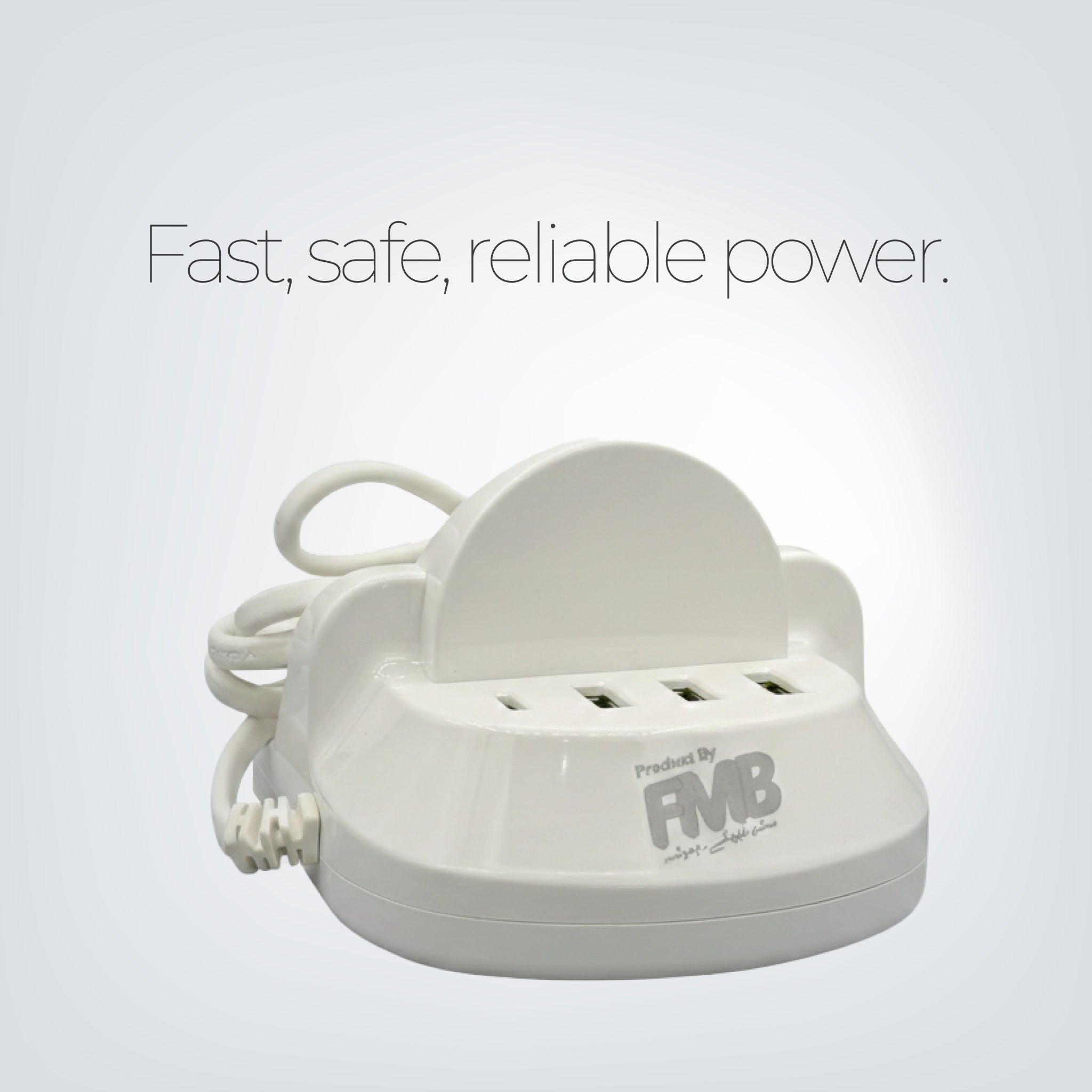 FMB Unicorn 4-Port USB Charging Station 5.8A - Universal Power Strip Hub