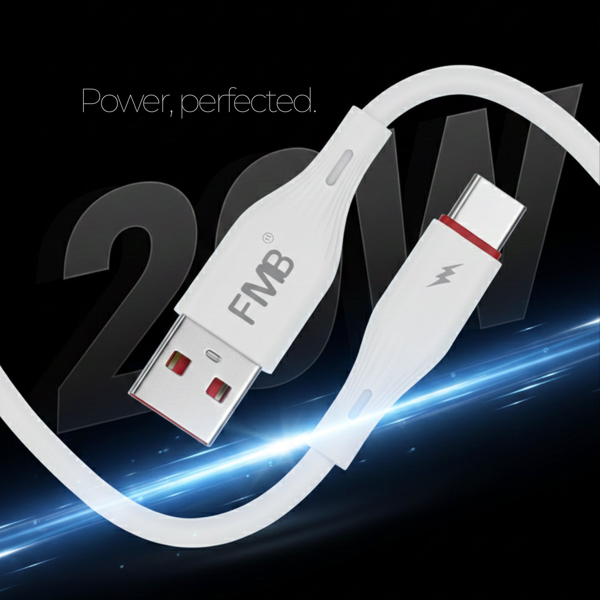 FMB 20W Micro-USB Fast Charging Cable 1M - Durable Data Cable for Android